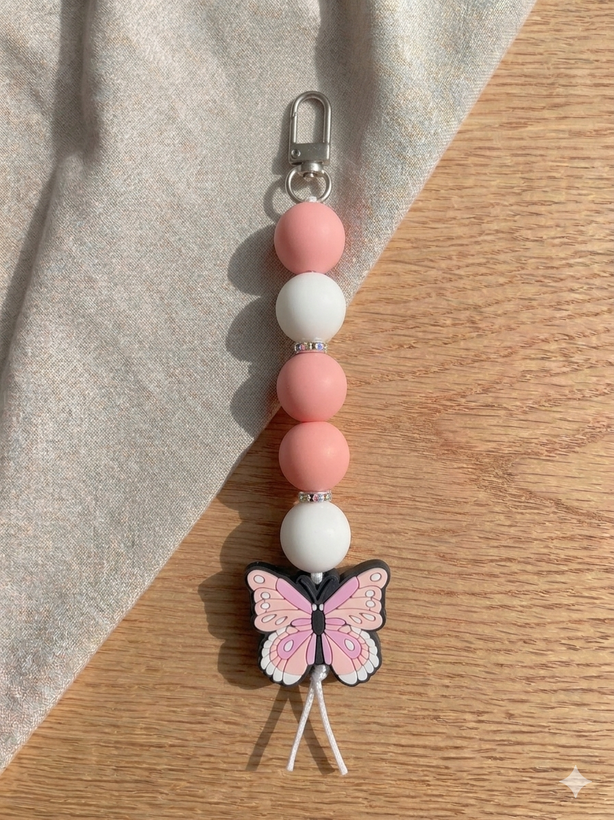 The Peonies & Petals Keychain